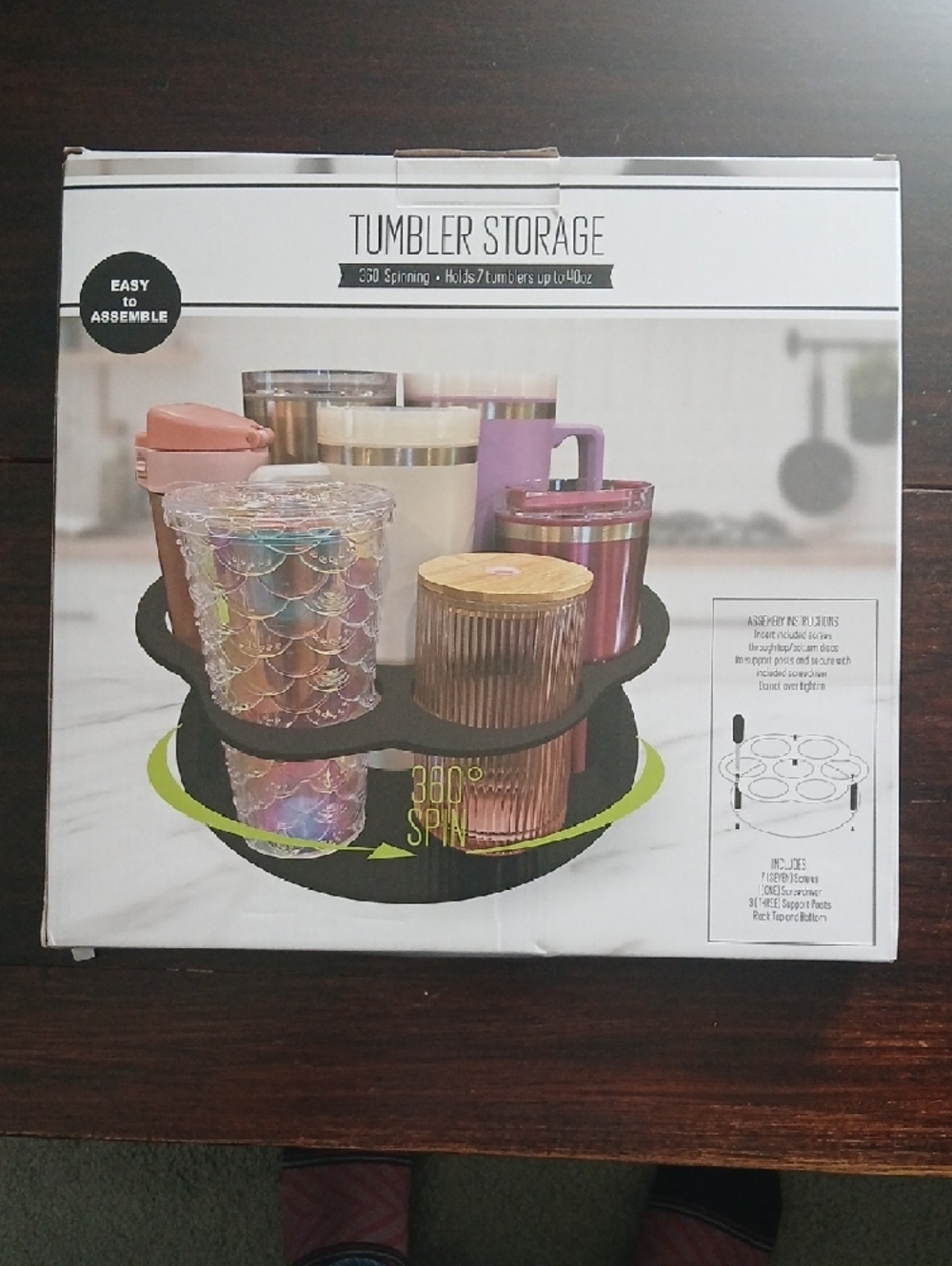 Tumbler Storage 360° Spin Organizer - Picture 2 of 10
